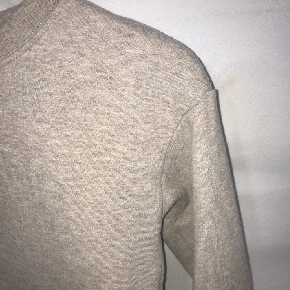 All in Motion Tan Crewneck Sweatshirt with Thumbholes